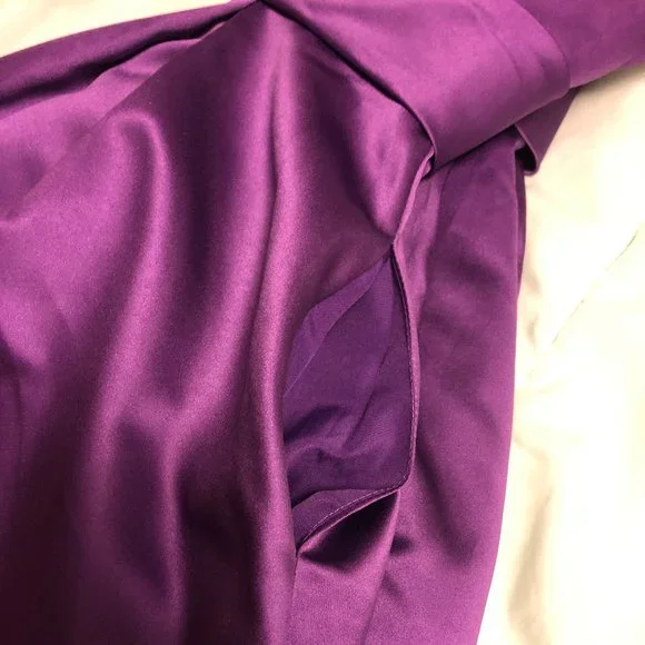 NWOT Strapless Purple Dress with Sweetheart Neckline - Picture 9 of 13